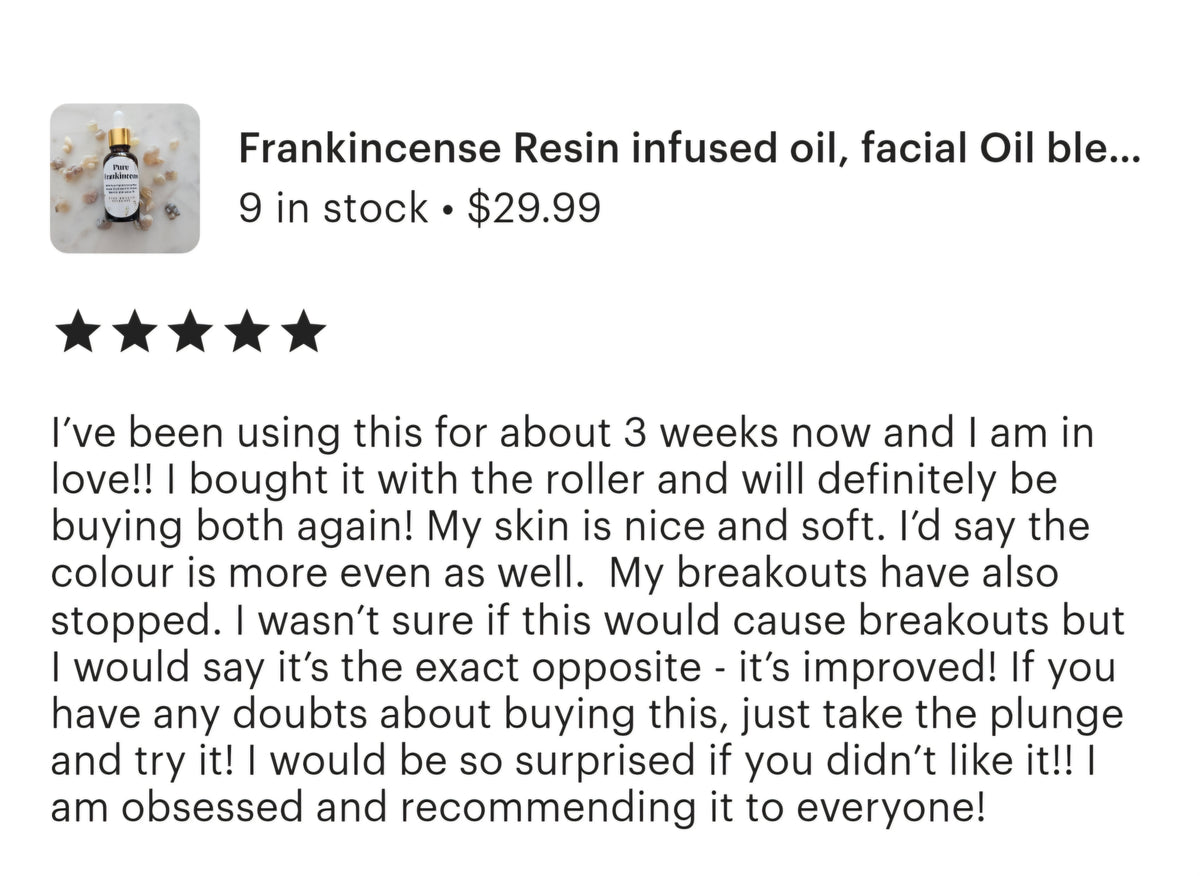 Pure Frankincense Face Oil