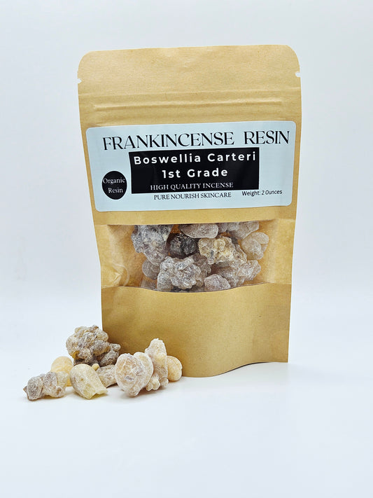 Pure Frankincense Resin Boswellia Carteri 1st Grade.  2oz